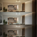 VENTILADOR DE TETO, LED 3 CCT, MOTOR DC 25 W + LED 60 W, MODELO A