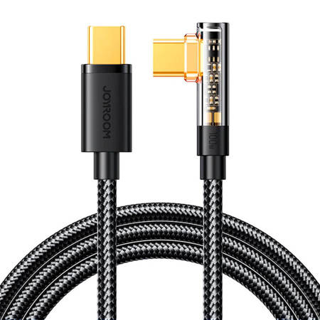 JOYROOM S-CC100A6 USB TO USB-C ANGLE 20W 1.2M CABLE (BLACK)