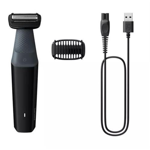 AFEITADORA PHILIPS BODYGROOM SERIES 3000 BG3017 CON BATERÍA 1 ACC