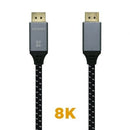 AISENS A149-0437 cabo DisplayPort 2 m Preto, Cinzento