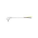 CABO COM FICHA TIPO F 1,5M 3X1.5MM 4,8MM 16A 250V T/TL BRANCO. SO