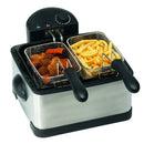 FREIDORA COMELEC FR4075 4L INOX 3 CETILLOS