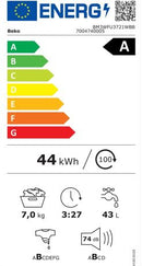 MÁQUINA LAVAR ROUPA BEKO BM3WFU3721WB 7KG