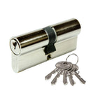 CILINDRO LOGO 30X30MM NIQUEL. CÂMARA CURTA 08010.07.0.12.LC CISA