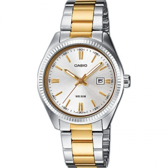 RELOJ ANALÓGICO CASIO COLLECTION MEN MTP-1302PSG-7AVEF 44MM PLATA