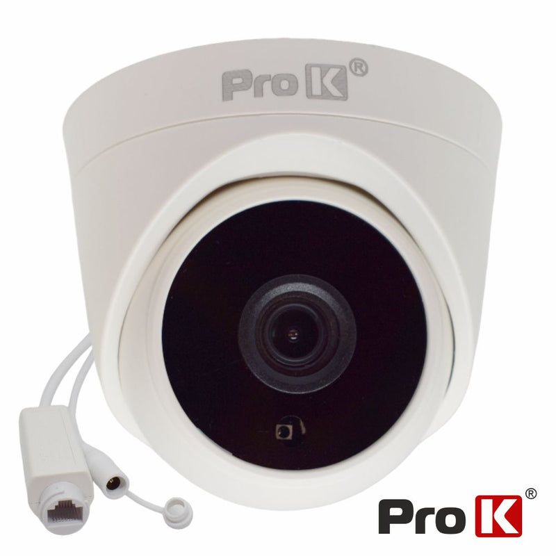 CMARA VIGILNCIA IP DOME H.265 4MP POE PROK