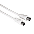 HAMA CABO ANTENA COAX M/F 75DB 3MT BRANCO