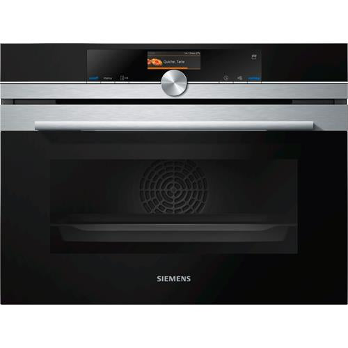 Siemens iQ700 CS636GBS2 forno 47 l A+ Preto, Aço inoxidável