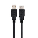 Ewent EC1066 cabo USB 1,8 m USB 2.0 USB A Preto