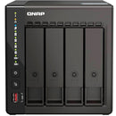 QNAP TS-453E NAS Tower Ethernet LAN Preto J6412