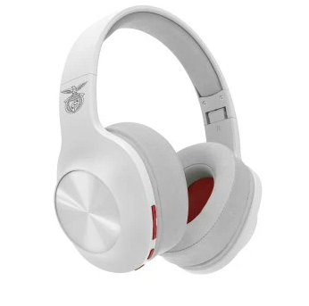 AUSCULTADORES HAMA BENFICA BLUETOOTH ON-EAR, BRANCO