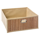 CESTO PARA MOVEL CASA DE BANHO BAMBU NATURAL 31X31X13.5CM