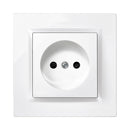 PLUG BIPOLAR BRANCO COM QUADRO