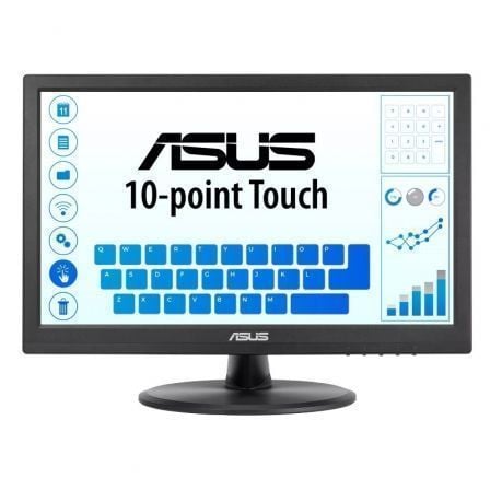 MONITOR ASUS 15.6P WIDE 16:9 1366X768 HDMI, D-SUB, MICROUSB BLACK