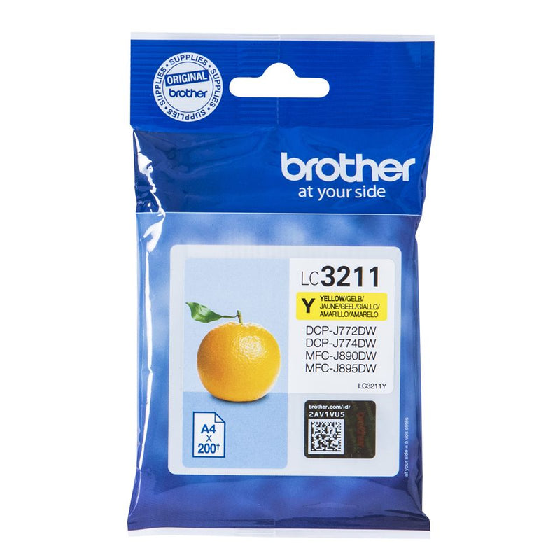 Brother LC-3211Y tinteiro Original Rendimento padrão Amarelo