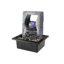 FONTE DE ÁGUA LED RGB COM BOLA EM CRISTAL, PARA USO INTERNO E EXT