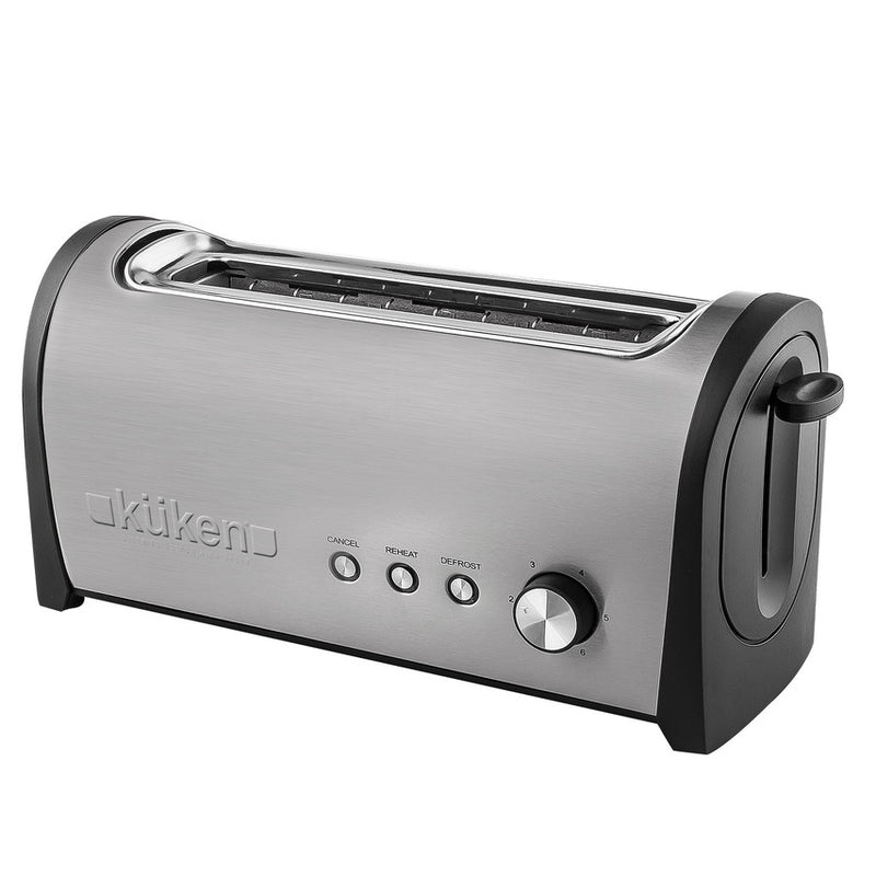 TOST. KUKEN 33623 INOX 1R LARGA 1000W INOX