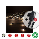 CORTINA ICICLE COM PROGRAMADOR EASY-CONNECT BRANCO QUENTE 12 FAIX