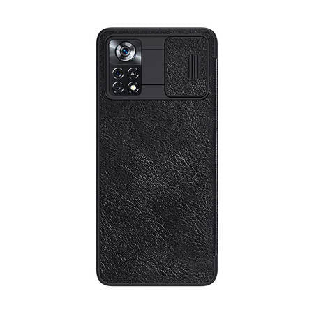 CAPA NILLKIN QIN LEATHER PRO PARA XIAOMI POCO X4 PRO 5G (PRETO)