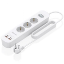 REGLETA CON INTERRUPTOR AISENS ASPS-2A2C10-W 3 TOMAS DE CORRIENTE