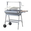GRELHADOR ALPIS SANTANA R 80CM COM RODAS ( FERRO  - BARBECUE A CA