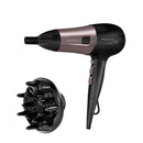 Rowenta Powerline CV5940 secador de cabelo 2100 W Preto, Rosa