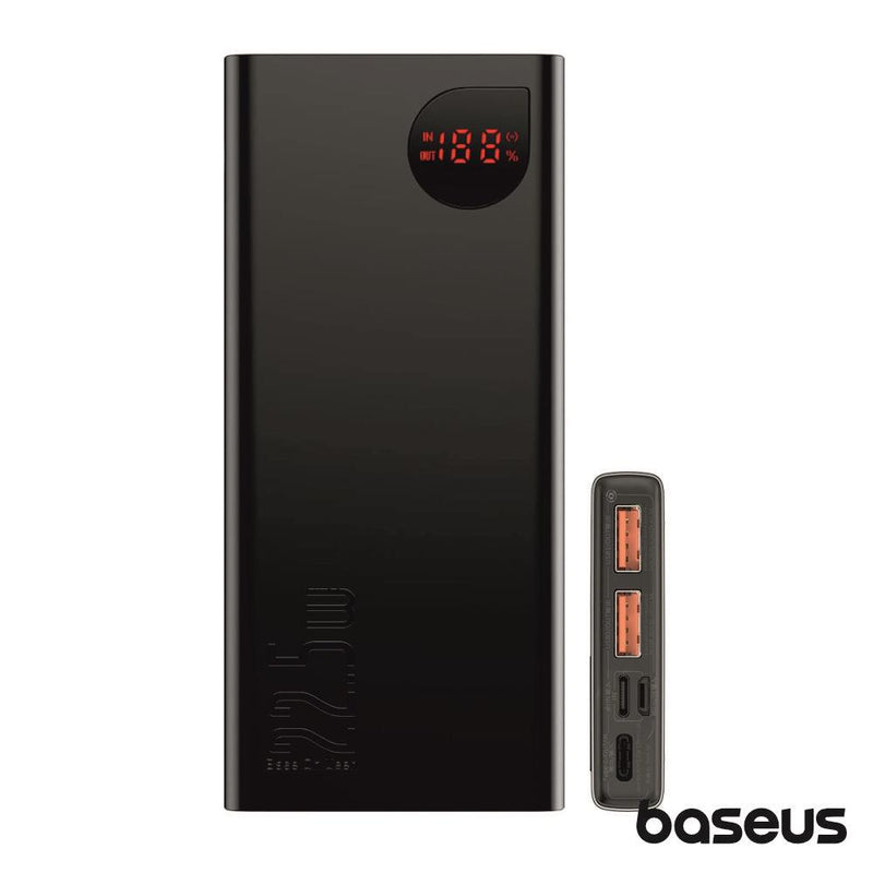 POWERBANK 10000MAH PD QC 22.5W PRETO ADAMAN BASEUS