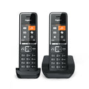 GIGASET WIRELESS PHONE COMFORT 550 DUO BLACK CHROME L36852-H3001-