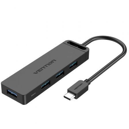 HUB USB TIPO-C VENTION TGKBD 4XUSB 1XMICROUSB PD 50CM