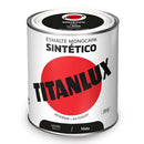 ESMALTE SINTÉTICO MONOCAMADA MATE PRETO 750ML TITANLUX 5809006