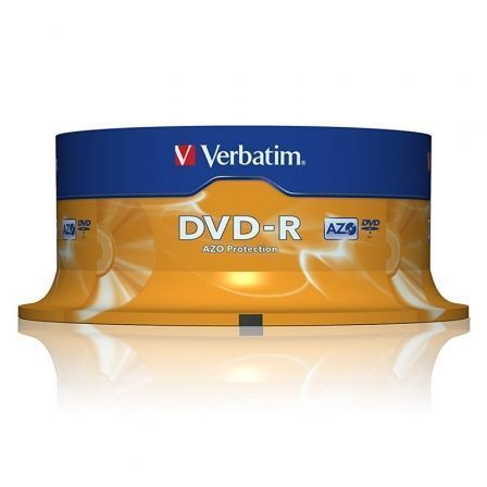 DVD-R VERBATI.16X 4,7GB AZO    -CAKE25