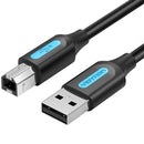 CABLE USB 2.0 IMPRESORA VENTION COQBD USB TIPO-B MACHO - USB MACH