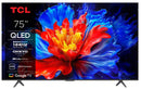 TV TCL 75" 75P8K UHD QLED GOOGLETV 144HZ ONKYO