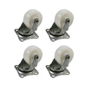 SET 4 RODAS 50MM BRANCAS