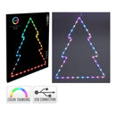 ÁRVORE DE NATAL COM 41 LEDS RGB 48 X 60 CM