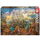 EDUCA - PUZZLE 2000 CIDADE DOS SONHOS 19944