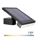 CANDEEIRO DE PAREDE SOLAR LED 6W 720LM 6.500K COM SENSOR DE CREPÚ
