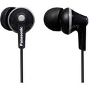 AURICULARES INTRAUDITIVOS PANASONIC RP-HJE125 JACK 3.5 NEGROS