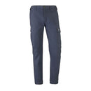 CALÇA DE ESTRADA AZUL MARINHO COM TECIDO ELÁSTICO E VÁRIOS BOLSOS