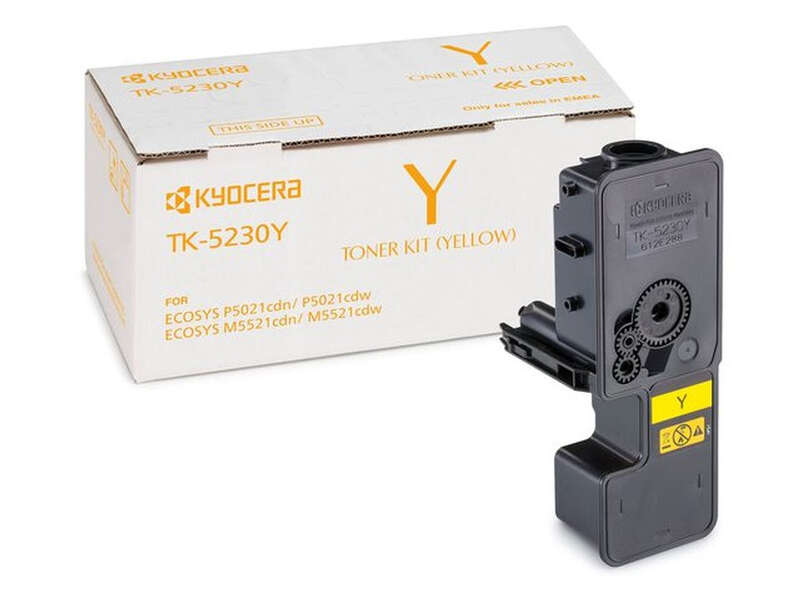 TONER ORIGINAL KYOCERA TK5230 AMARELO