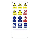 PLACA OBRA MULTIPLA VERTICAL POSTER CATALÃO 500X1100MM NORMALUZ