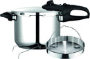 PANELA DE PRESSÃO SUPER RÁPIDA DUO 6 L INOX 18/10 Ø23 X 17 CM