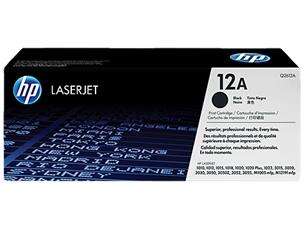 HP Toner LaserJet Original 12A Preto