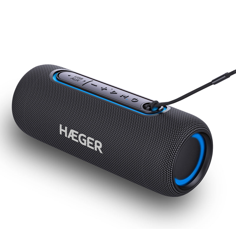 HAEGER COLUNA PORTATIL BLUETOOTH 10W 92X242X92MM