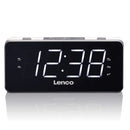LENCO RADIO RELOGIO DESPERTADOR 1.8´´ DISPLAY LED BRANCO