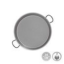 FIGIDEIRA DE AÇO POLIDO PARA INDUÇÃO E VITROCERÂMICA Ø36CM (7 POR