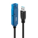 Lindy 43158 cabo USB 8 m USB 3.2 Gen 1 (3.1 Gen 1) USB A Preto