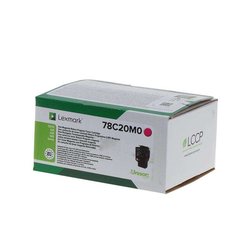 TONER ORIGINAL LEXMARK 78C20M0 MAGENTA