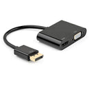 Ewent EC1457 adaptador de cabo de vídeo DisplayPort HDMI + VGA (D
