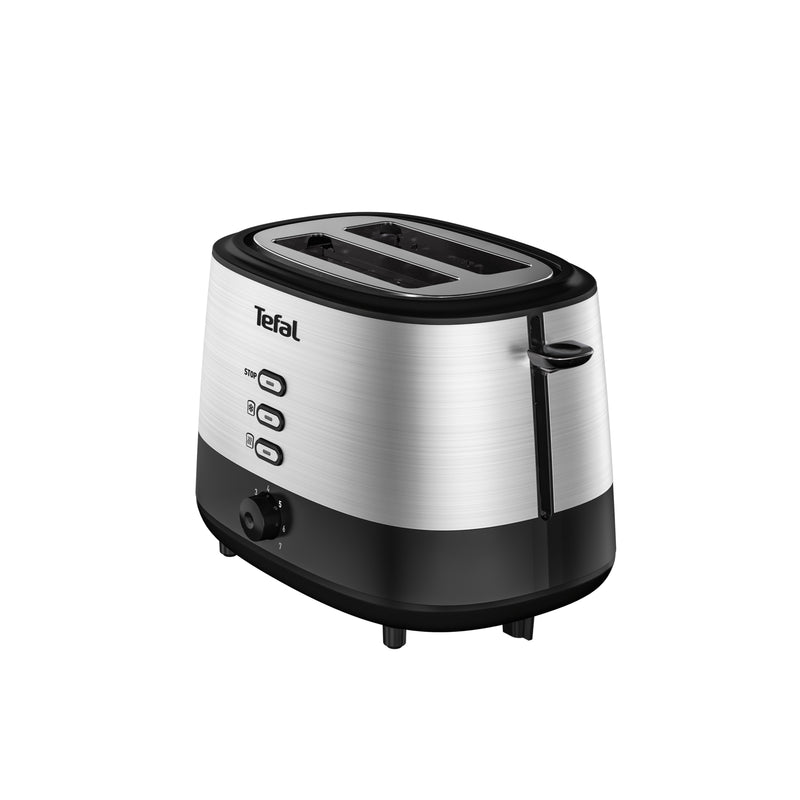 Tefal New Equinox TT520D 2 fatia(s) Preto, Aço inoxidável